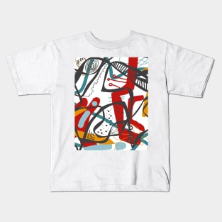 Beautiful unique colourful abstract design Kids T-Shirt